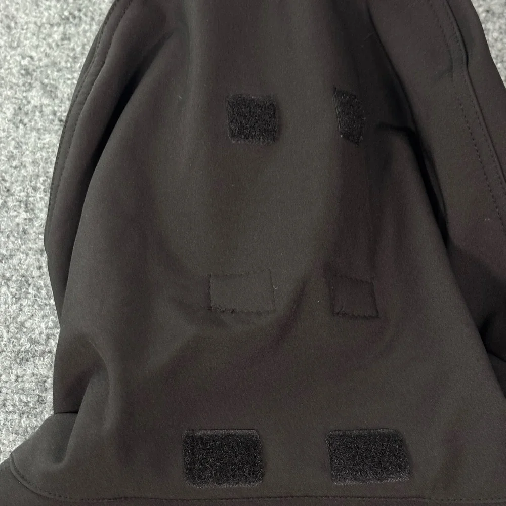 Free Soldier Mens‎ Tactical Softshell Jacket Black Hooded Military Outdoor Coat